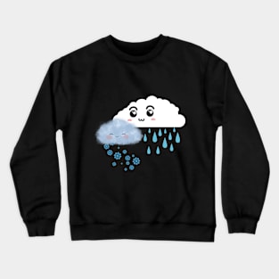 Snow and rain Crewneck Sweatshirt